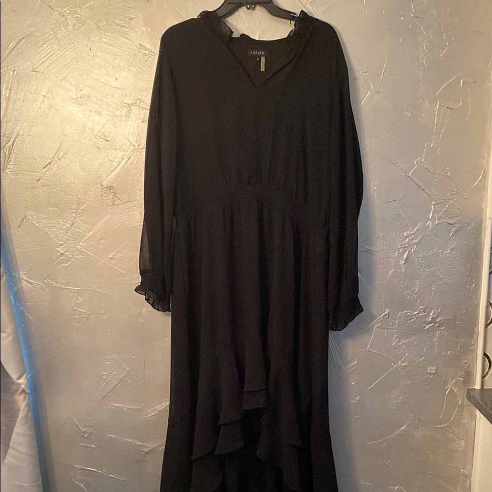 1. State Elegant Black Women's Dress